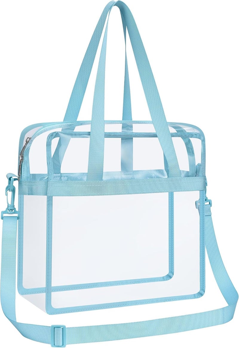 USPECLARE Clear Tote Bag for Stadium Events, 12x6x12 Transparent Stadium Bag for Work, Sports Games,Gym，Concerts - Image 3